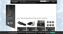 Desktop Screenshot of eliquid.cz